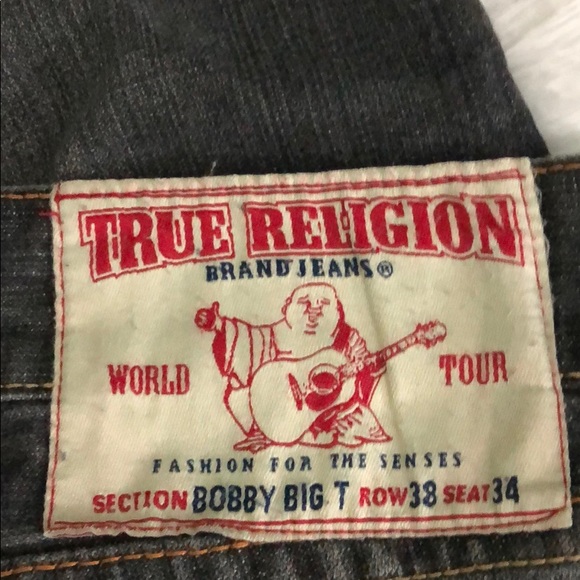 True Religion Other - TRUE RELIGION 38x34 Bobby Big T Blue Denim…